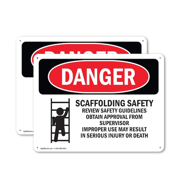 Signmission Safety Culture Sign, 10 in Width, Plastic, Rectangle OS-2PACK-DS-P-710-L-1667 - main